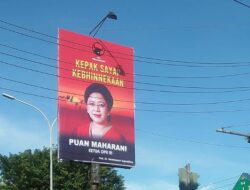 Blokir Nama Ganjar Pranowo Lewat Pemasangan Baliho Puan Maharani