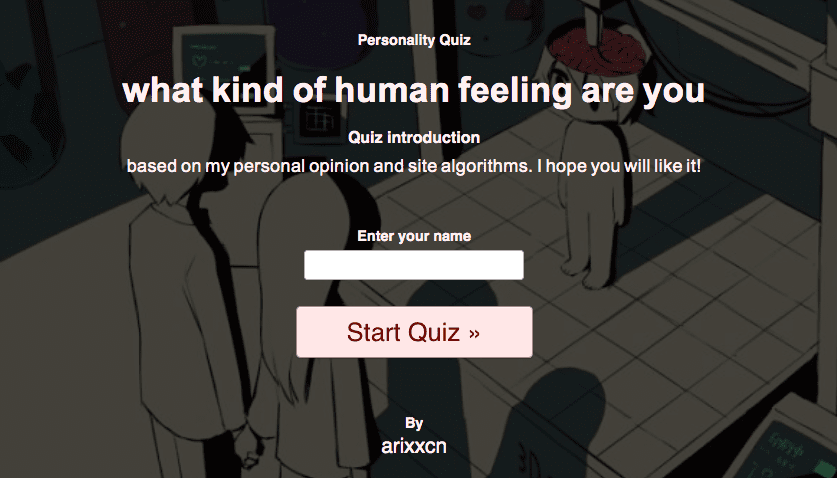 What Human Feeling Are You Quiz