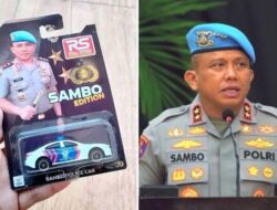 Viral Mobil Polisi Mainan Bersampul Sambo Edition