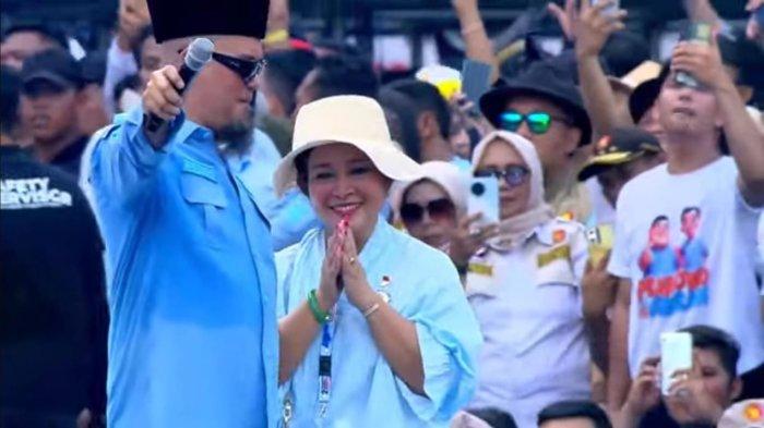 Titiek Soeharto Kampanye Akbar Prabowo